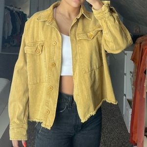 Yellow Denim Jacket